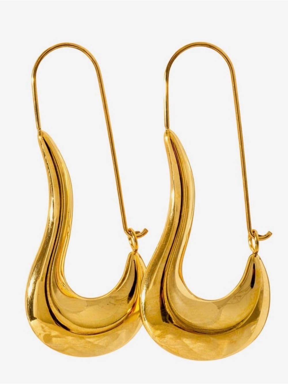 Gold Fashion Pin Earrings (4469)